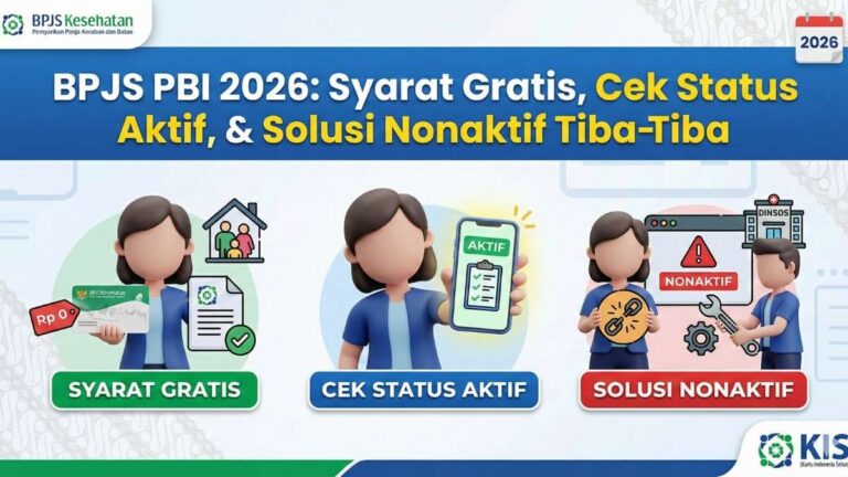 BPJS PBI 2026: Syarat Gratis, Cek Status Aktif & Solusi Nonaktif Tiba-Tiba