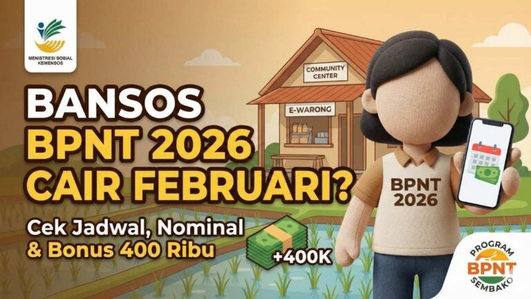 Bansos BPNT 2026 Cair Februari? Cek Jadwal, Nominal & Bonus 400 Ribu