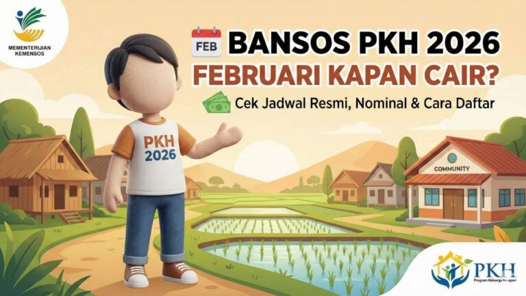Bansos PKH 2026 Februari Kapan Cair? Cek Jadwal Resmi, Nominal dan Cara Daftar