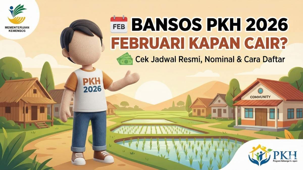 Bansos PKH 2026 Februari Kapan Cair? Cek Jadwal Resmi, Nominal dan Cara Daftar