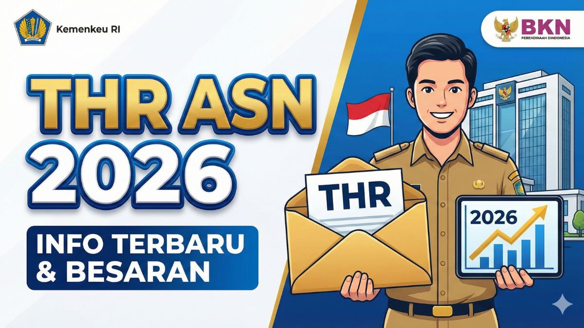Cair H-10! Cek Besaran THR ASN 2026 dan Bonus Tukin 100 Persen