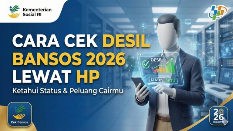 Cara Cek Desil Bansos 2026 Lewat HP: Ketahui Status & Peluang Cairmu