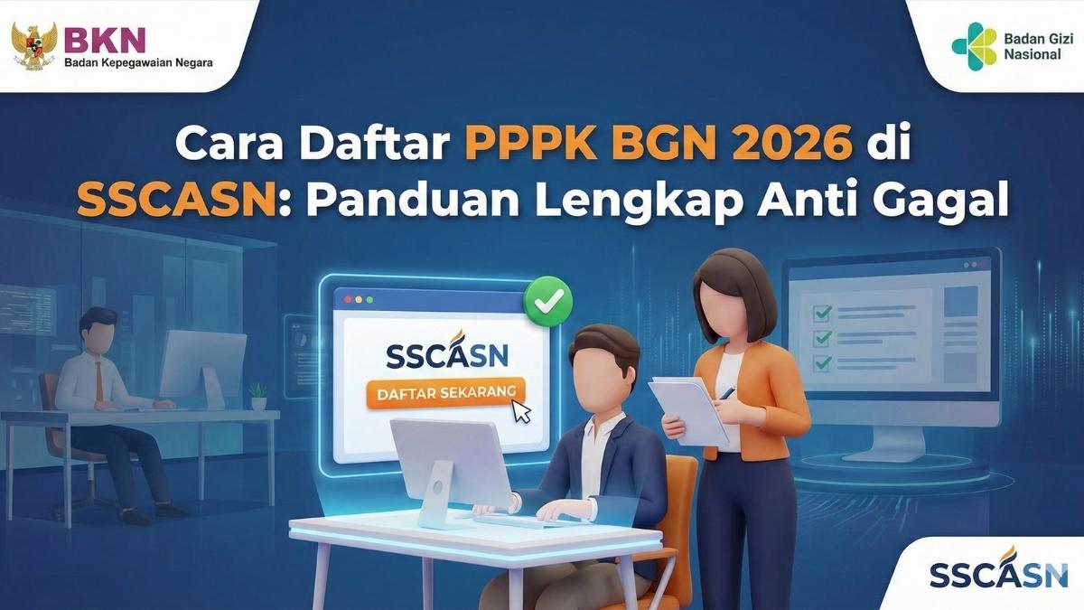 Cara Daftar PPPK BGN 2026 di SSCASN: Panduan Lengkap Anti Gagal