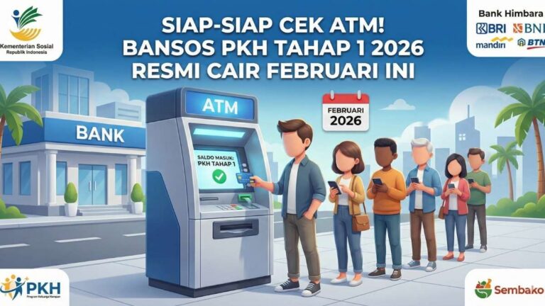 Siap-Siap Cek ATM! Bansos PKH Tahap 1 2026 Resmi Cair Februari Ini