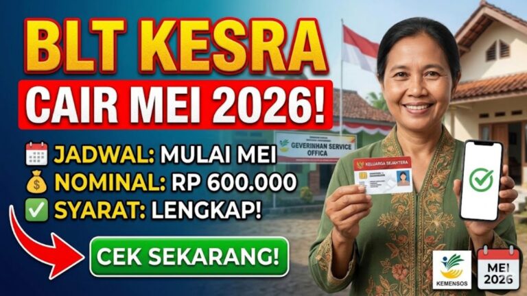 Cek BLT Kesra Mei 2026: Jadwal Cair, Nominal Tunai & Syarat Lengkap!